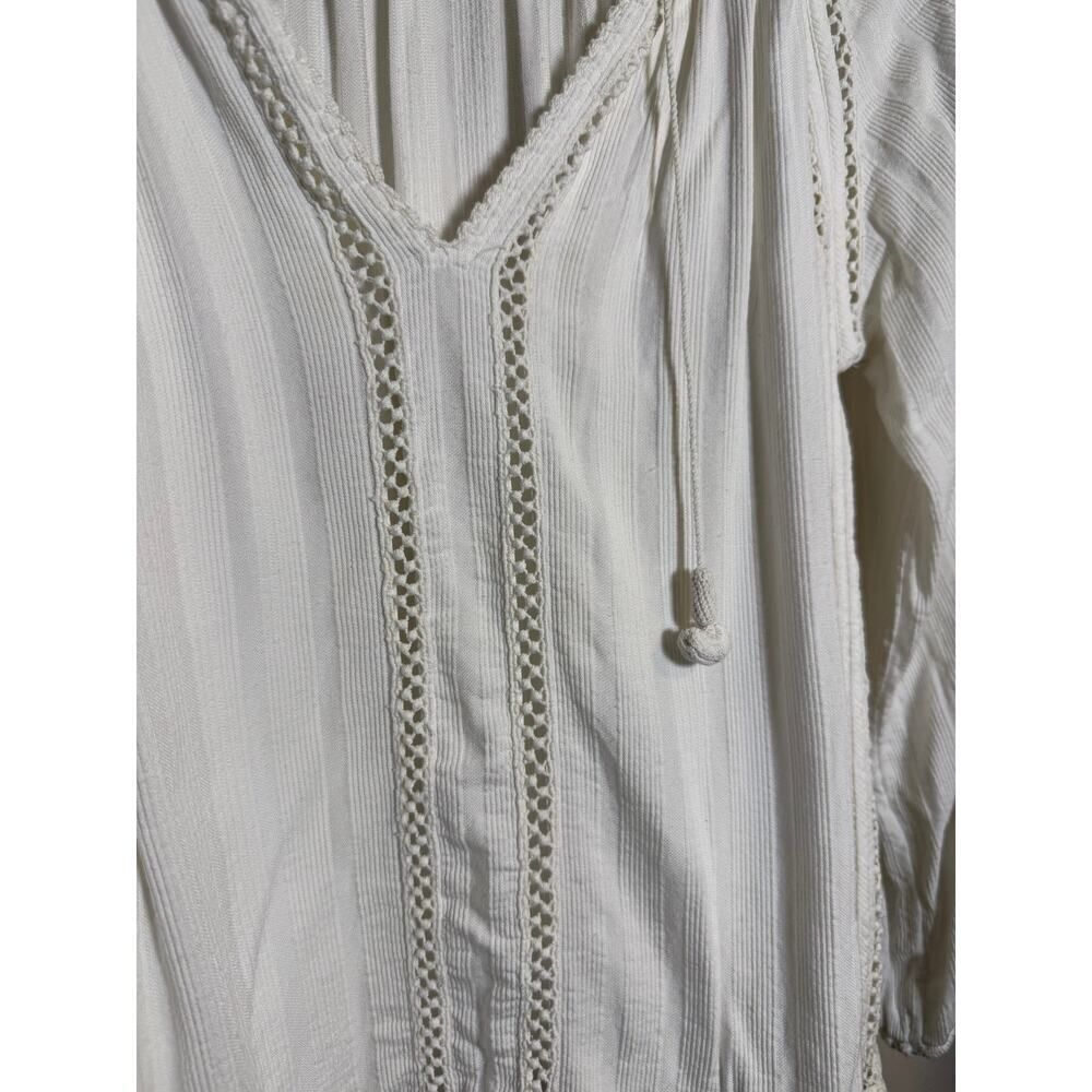 Ulla Johnson Mika Blouse Blanc White Women’s Size 4 - Picture 6 of 12
